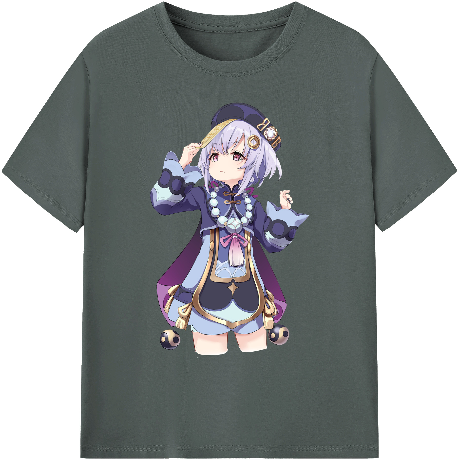 げんし神 七七 なな  genshin Nana 綿100％ メンズ半袖Tシャツ｜肌触りやわらか＆通気性